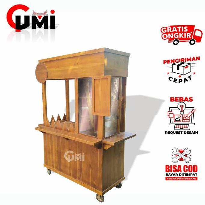 Terlaris Gerobak Thai Tea - Gerobak Jualan Minuman | Gerobak Booth Portable