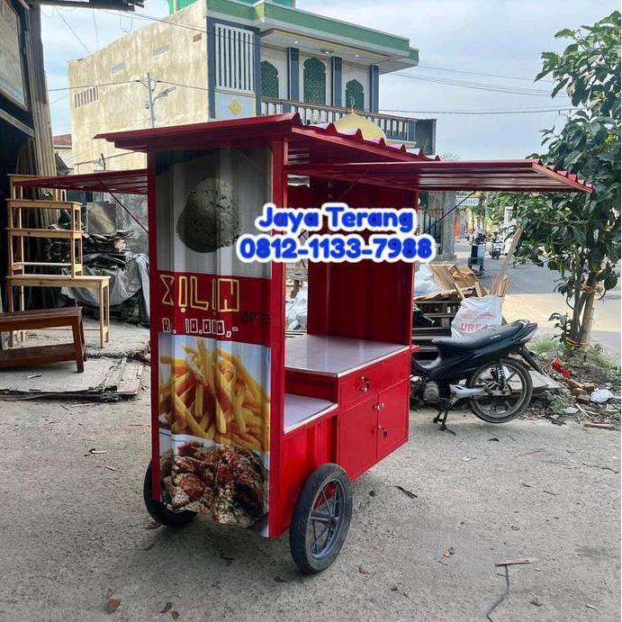 Terlaris Booth Gerobak Portable / Gerobak Makanan Jepang