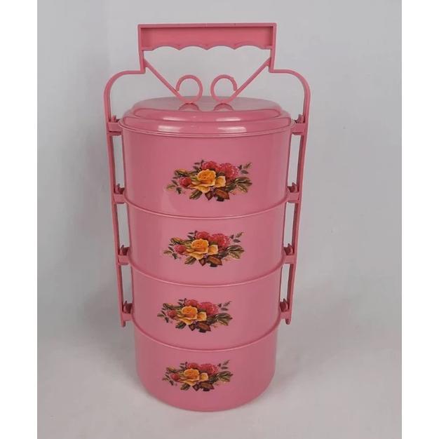 TERMURAH Rantang Nasi / Rantang Plastik / Kotak Makan Susun / Kotak Makan / Rantang Susun 4 / Rantan