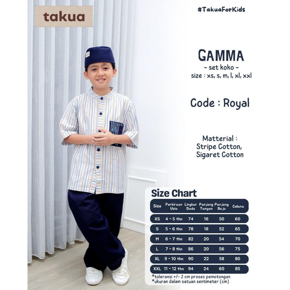 Premium Setelan Koko Anak Gamma By Takua