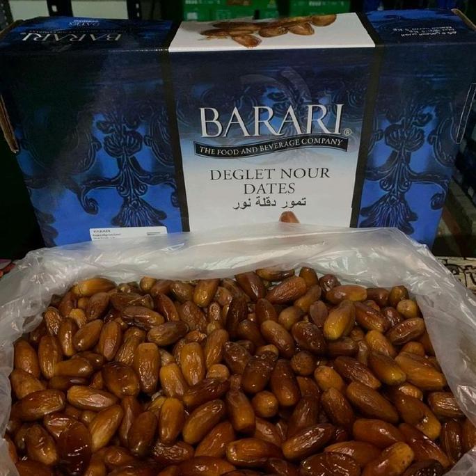 Kurma Madu Tunisia Barari 5kg Premium Barari Deglet Nour Dates Algerian