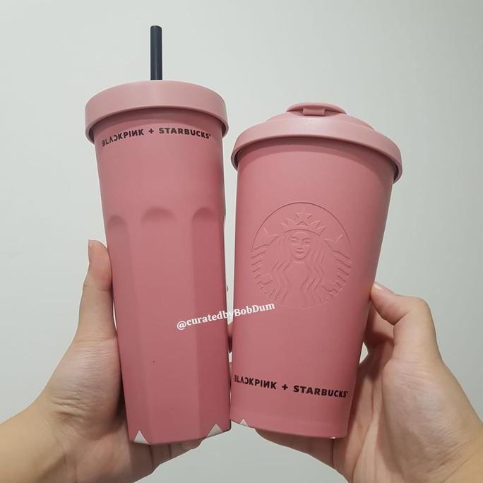 TERBARU - Starbucks Blackpink Coffee Ground Tumbler Texa Rose Jisoo Jennie Lisa