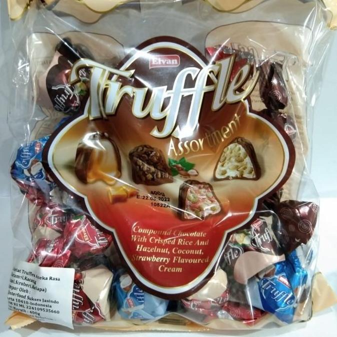 coklat elvan truffle rasa mix 400gr