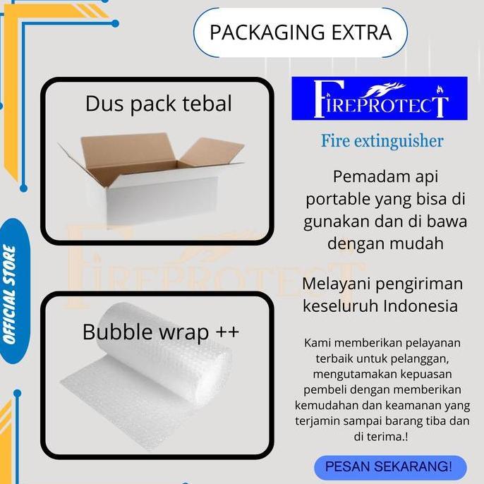 Apar pemadam Clean agent AF11 3kg / apar halon free 3kg merk Fire protect