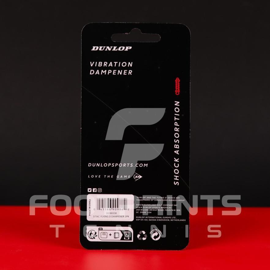 Peredam Tenis Dunlop Vibration Damp Anti Getar Dampener Tennis Damper - Red Black