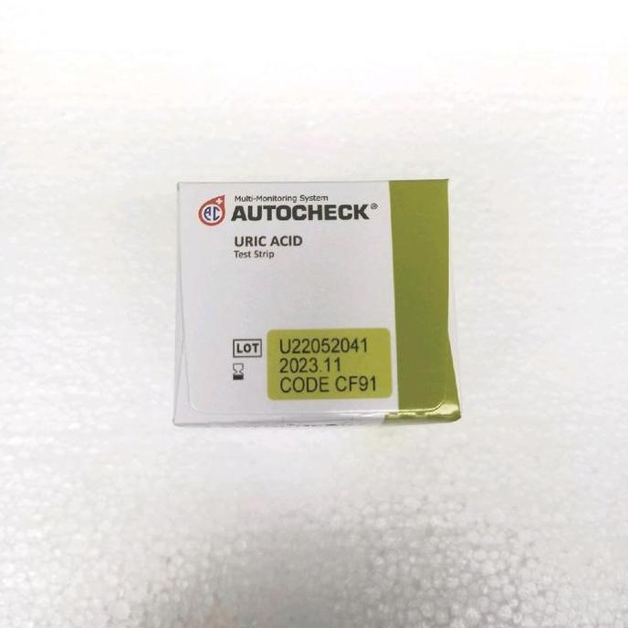 Strip Gula Darah Asam Urat Kolestrol Autocheck ORIGINAL Strip isi Ulang Autocheck Stik Gula Darah As