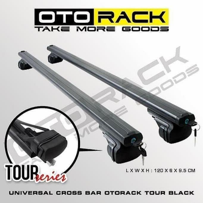 TERBARU - PAJERO SPORT 2008-2015 crossbar cross bar black roof rack bagasi atas