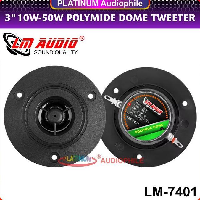 SPORTOV Tweeter 3 Inch Polymide Dome 3" Hifi Tweter Speaker LM-7401