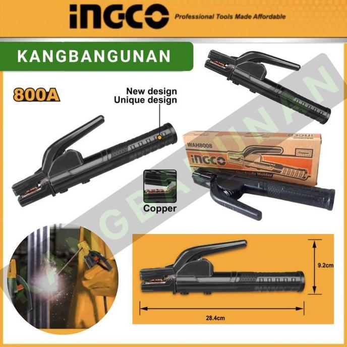 EVAHI Stang Tang Gagang Las Listrik (800A) Electrode Holder INGCO WAH8008