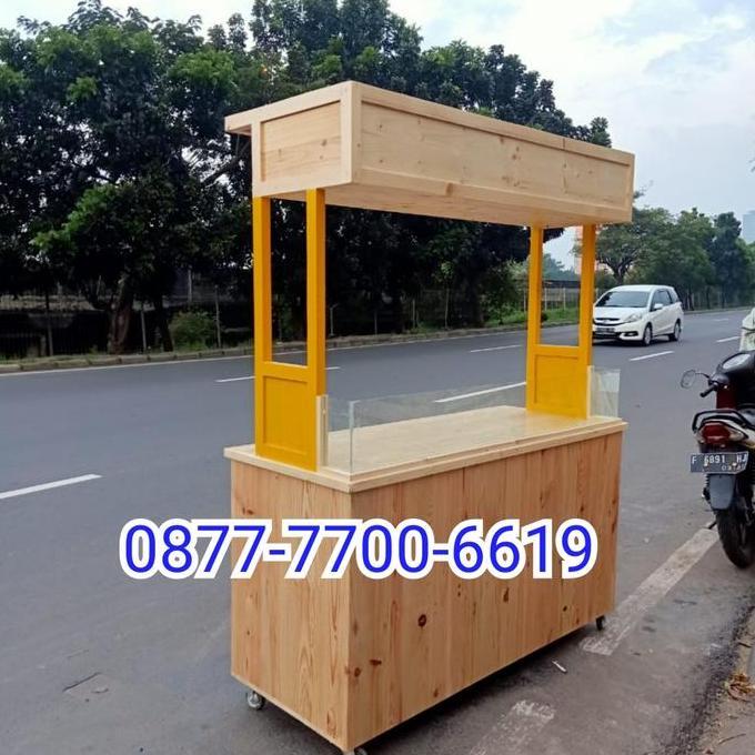 Terlaris Booth Jati Belanda / Booth Gerobak / Booth Kayu