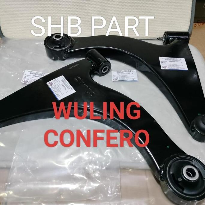EXSAMOO LOW ARM ASSY, SAYAP DEPAN KOMPLIT BUSHING BALL JOINT WULING CONFERO BEST QUALITY BARU BERGAR