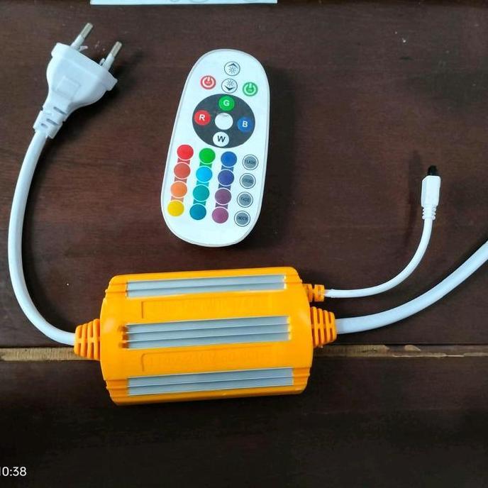 MVO NEON FLEX RGB AC220V(DAPAT SOKET..TINGGAL COLOK).WARNA WARNI Meteran Neon Lampu lampu  karbit Ka