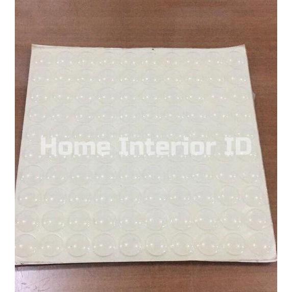 VIRALL PENGGANJAL KACA MEJA 10 MM / BUMPER 10 MM / PIL KB - 1 LEMBAR ISI 100 ''