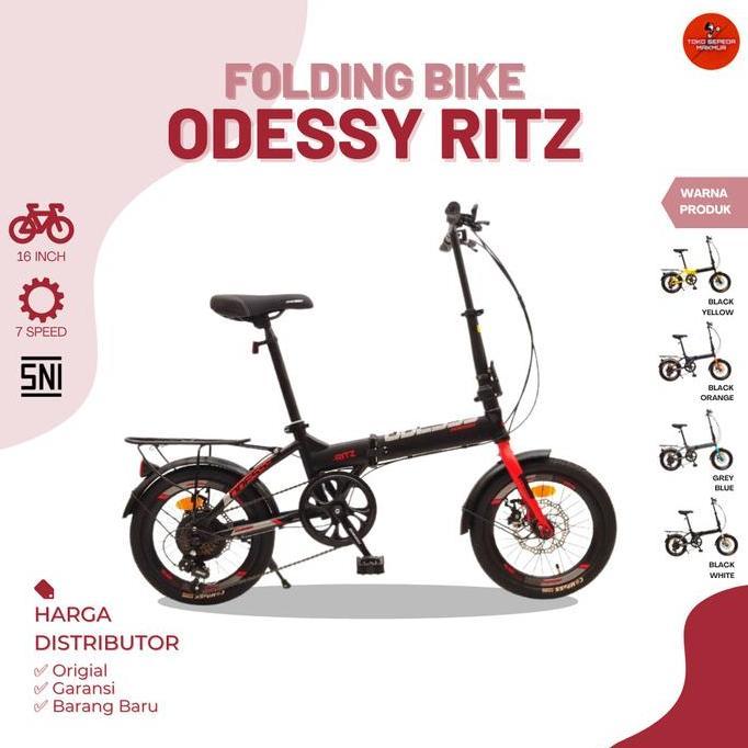 Terlaris Sepeda Lipat Odessy Ritz 16 Inch