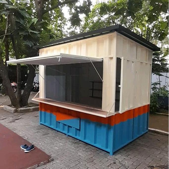 Terlaris Cafe Container Booth Container Kontainer Dagang Costum