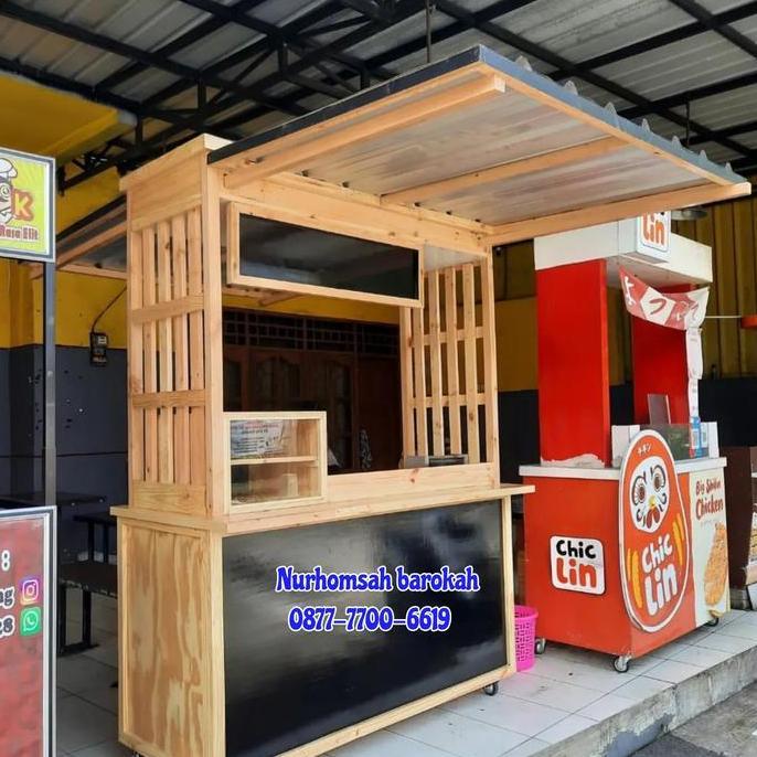 Terlaris Booth Jati Belanda , Gerobak Kopi , Booth , Gerobak