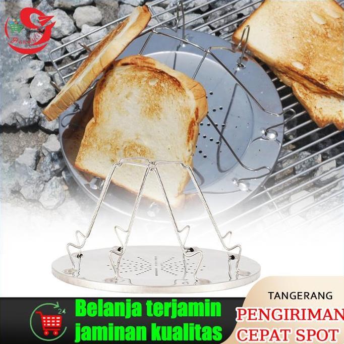 MVO Lipat Kompor Liar Kompor Mesin Roti Panggang Disk Panggangan Luar Ruangan Bakers Wilderness 304 