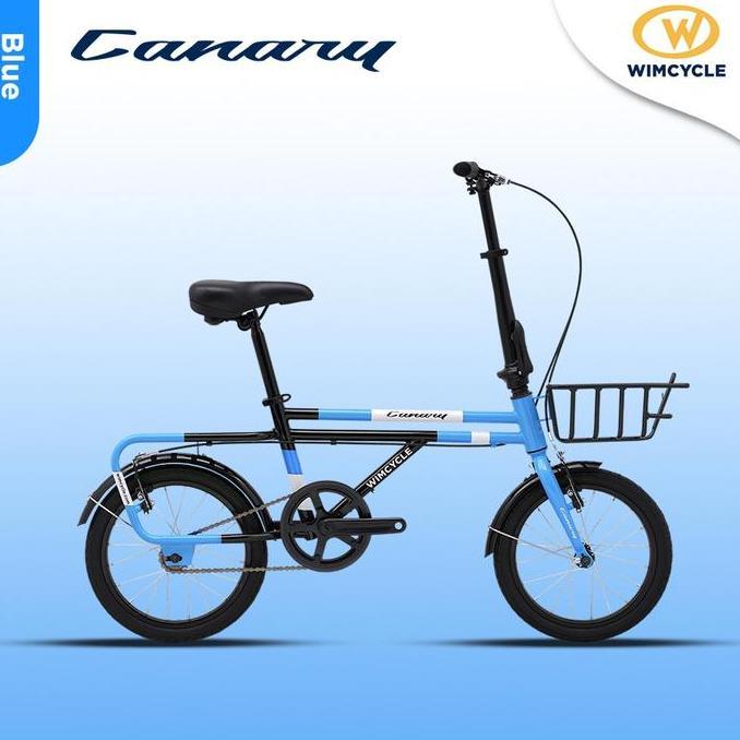 Terlaris Sepeda Citybike Lipat Stang 16 Wimcycle Canary