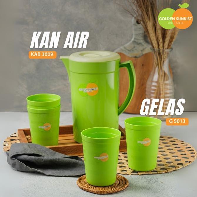 TERLARIS - 12PCS TEKO AIR BESAR GOLDEN SUNKIST (KAB 3009) #GSO