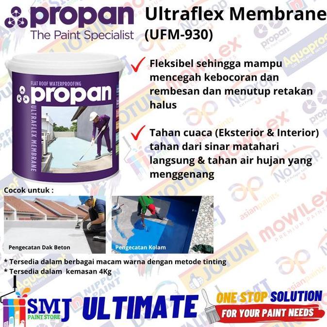 CAT PELAPIS ANTI BOCOR & KOLAM PROPAN ULTRAFLEX MEMBRANE TINTING 4KG