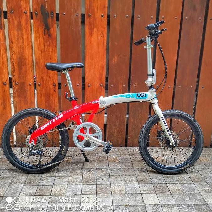 Terlaris Seli Sepeda Lipat United Dot 20Inch Upgrade Edisi 17Agustus Bisa Tt
