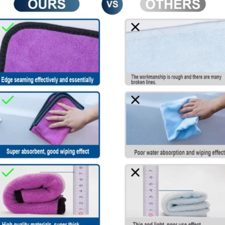 BIG PROMO Kain Lap Microfiber premium handuk mini /Kain Lap Serap dan Halus Kain Lap Micro Fiber Mob