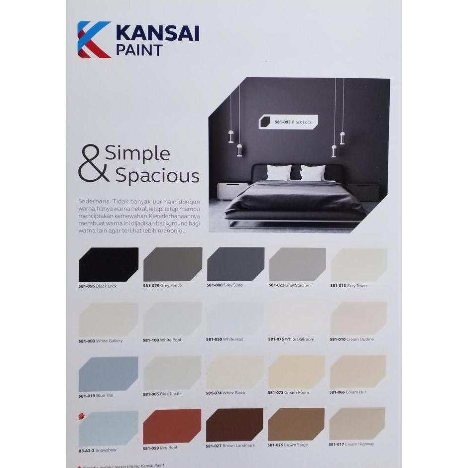 Cat Tembok Interior/ Property/ Ready Mix/ Kansai Paint/ 25 kg/ 25kg