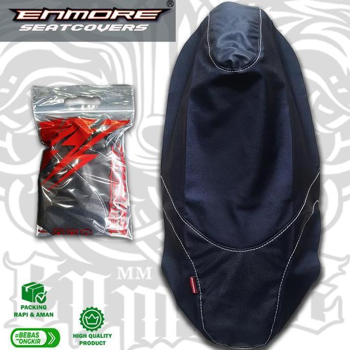Sarung Cover Kulit Jok Motor Enmore Original - Motor bebek matic NMAX Vario Scoopy Beat Mio Honda Ya
