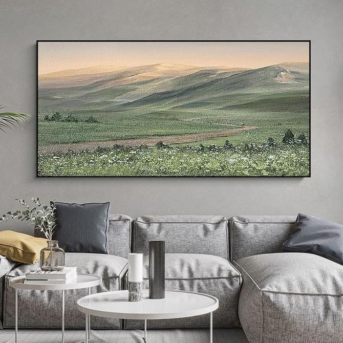 Terlaris Lukisan Dinding Pemandangan Gunung Modern