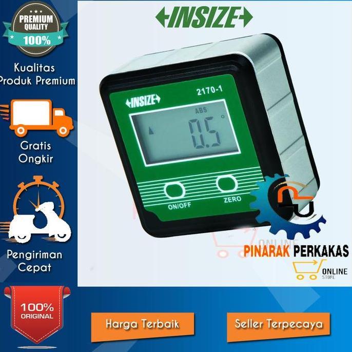 DIGITAL LEVEL AND PROTRACTOR INSIZE 2170-1 ORIGINAL (TOP BRAND) ORIGINAL DAN TERPERCAYA