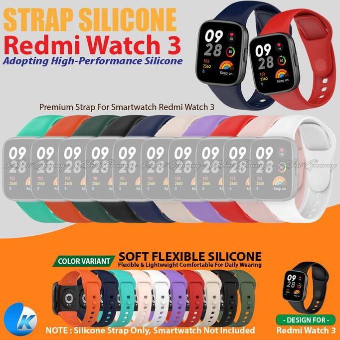 Strap Silikon Strap Tali Smartwatch for Redmi Watch 3 Mi Watch 3