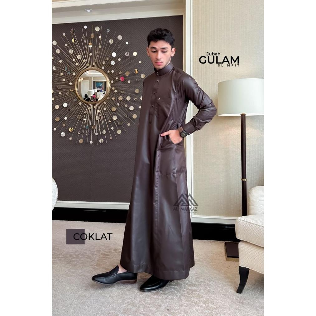 murah al markaz - jubah pria muslim slimfit gulam