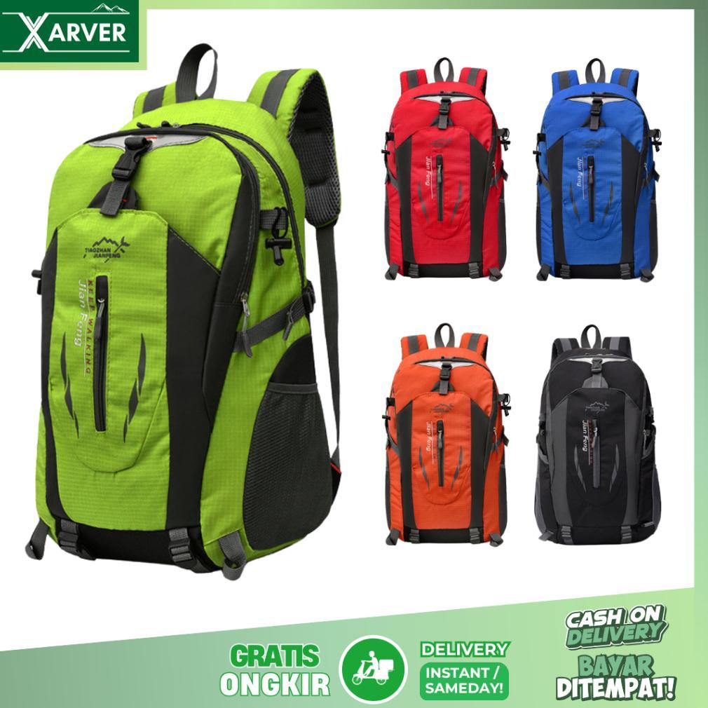 ORIGINAL TAS RANSEL HIKING PRIA WATERPROOF 40 LITER BACKPACK OUTDOOR PRIA WANITA TRAVELLING GUNUNG S