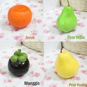 buah untuk pajangan jus/buah contoh etalase/buah mainan/buah-buahan