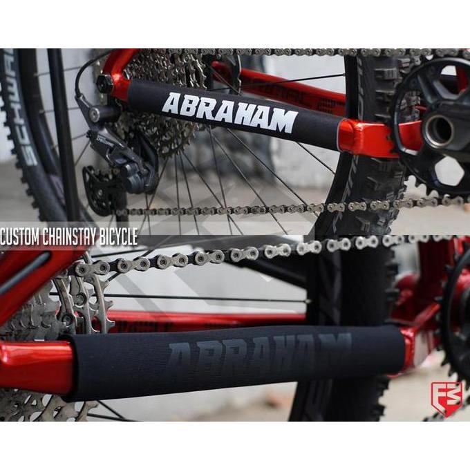 Custom Chainstay Frame Protector Sepeda MTB Roadbike Minion