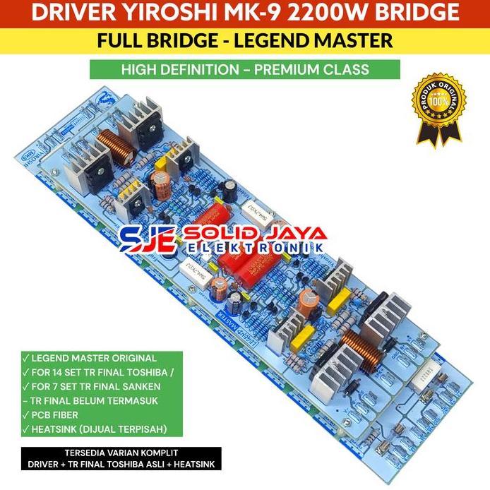 Ready KIT POWER YIROSHI MK9 MK 9 MK-9 Super Driver 2200W FULL BRIDGE SYSTEM