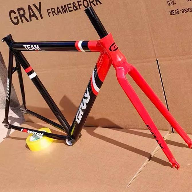 Frameset GRAY team polos alloy fixie