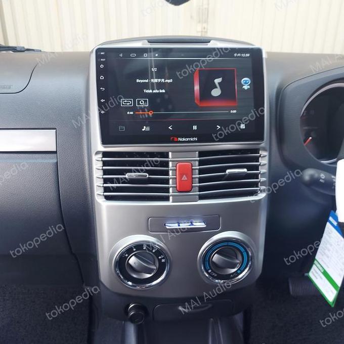 Frame android 9 Inch for Toyota Rush 2011-2017 Panel Head Unit android