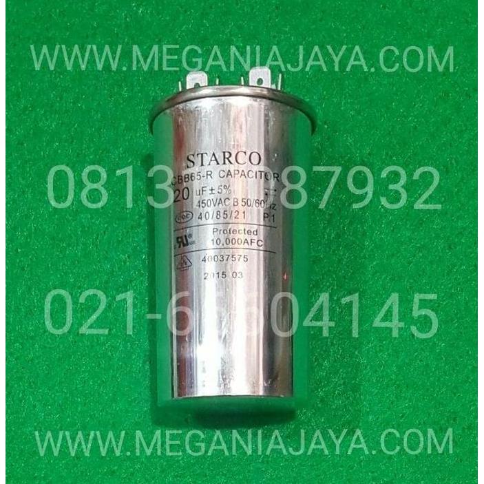 Ready CAPASITOR STARCO 20 UF / KAPASITOR STARCO 20 UF