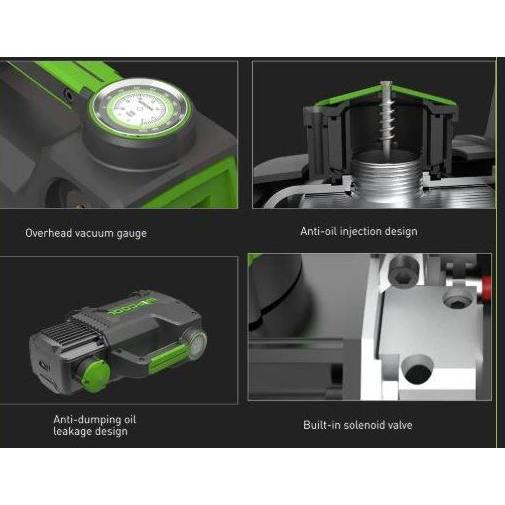 Ready WIPCOOL vacuum pump ac 2F1BR pompa vakum AC portable cordless 2 stage double stage 0.25 pk mob