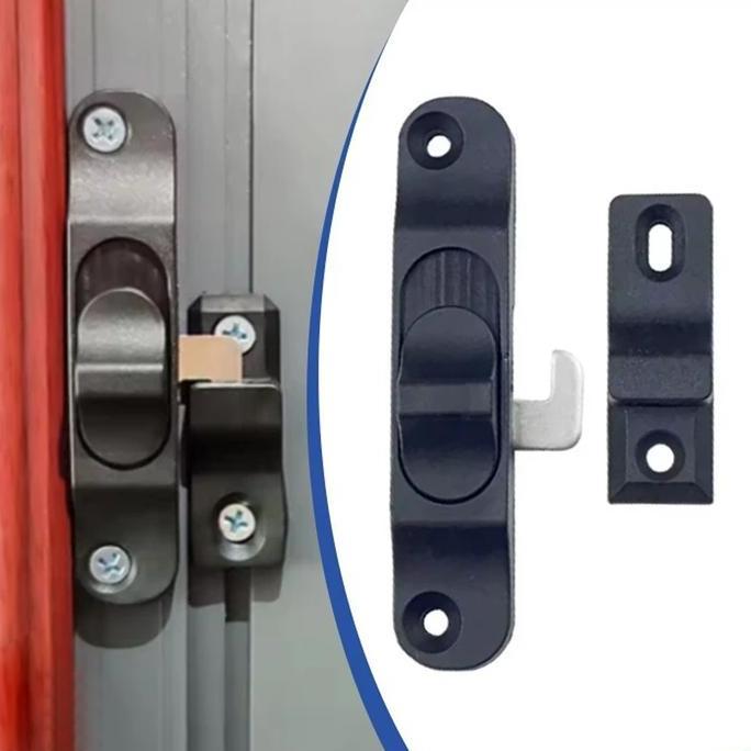 GEGEZY Kunci Jendela Aluminium Sleding - Kunci Pintu Sleding Kunci Grendel Pengunci Jendela Geser An