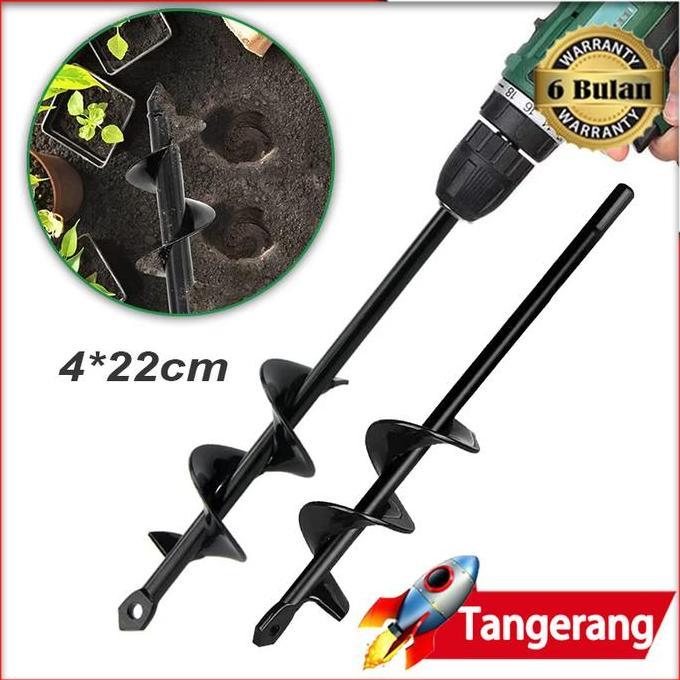 TOKOKUSHOP Mata Bor Penggali Tanah Biopori Drainase Tanam Pohon