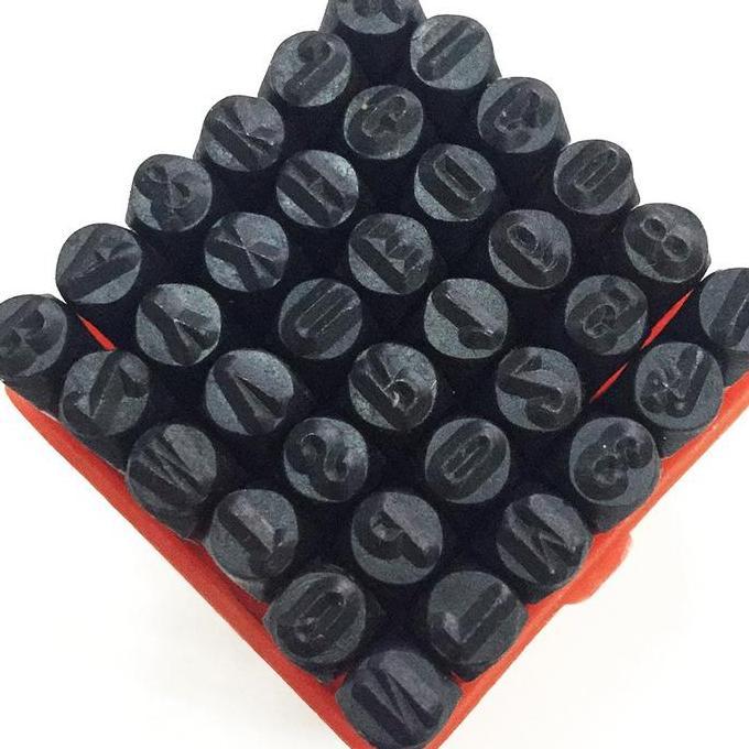 REWARLI Alat ketok angka dan ketok huruf ukuran 4mm