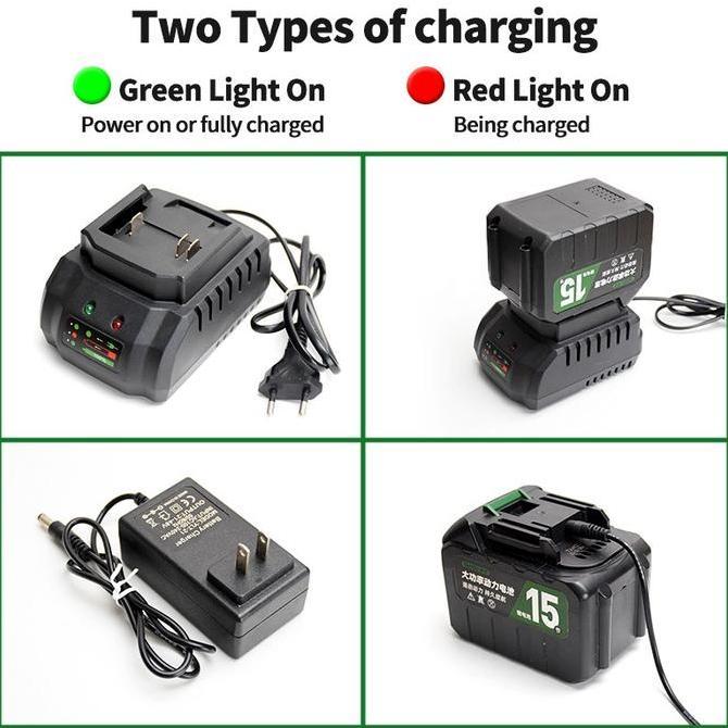 ROKAROKEON [Tersedia] Baterai pengganti baterai lithium Tanzu MT-21V cocok untuk Tanzu logam profesi