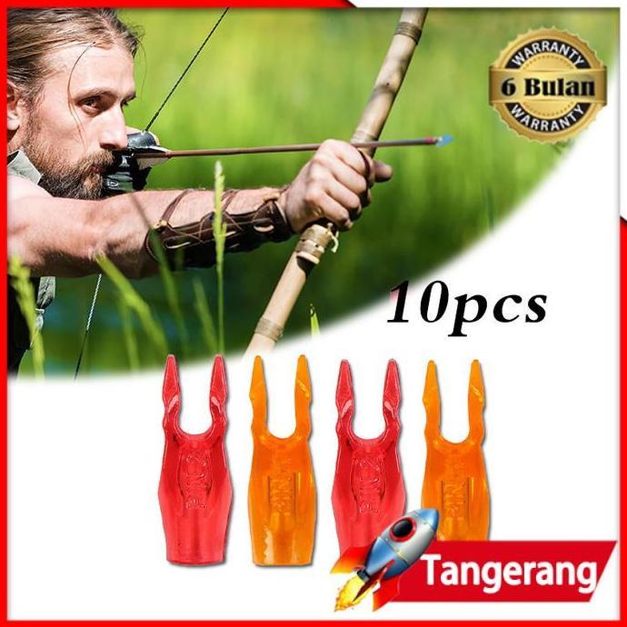VEZALA 10pcs Pin Nock Pandarus / Pin Nock Insert Untuk Shaft Carbon