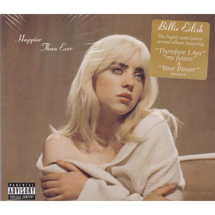 VEZALA CD Billie Eilish - Happier Than Ever ORIGINAL IMPORT