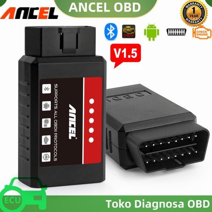TOZANOKA ANCEL ELM327 Bluetooth Scanner Mobil Alat Check Engine