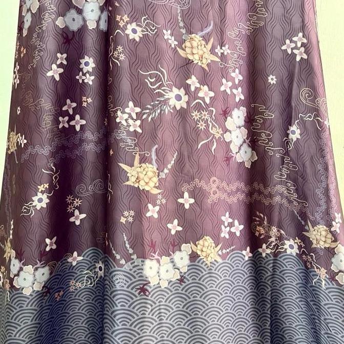 DR306 - Kain Arabian Silk Semi Sutra Gradasi Ocean harga per setengah meter untuk couple sarimbit Sa