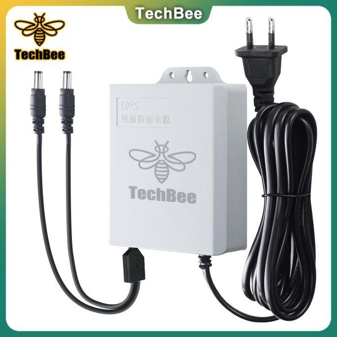 XARANA TechBee Ups 12V+12V 7800mAH Ups Mini 12v Untuk Wifi Ups Mini 12 Volt Ups Wifi Ups Cctv Ups Dc
