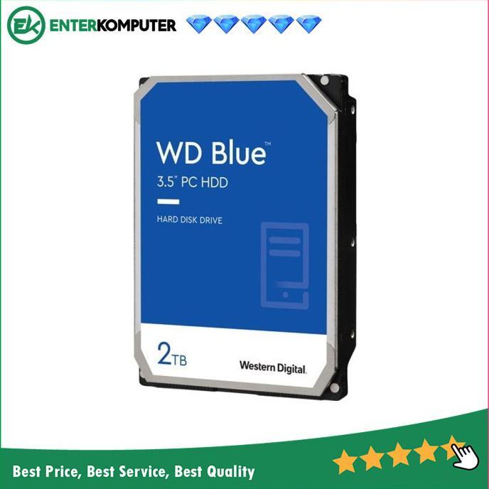 WDC 2TB SATA3 256MB - 7200RPM - Blue - WD20EZBX - Garansi 2 Th terlaris